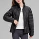 thumbnail image 1 of Parkas de manga larga para mujer, chaqueta ligera de plumón de invierno, estilo corto, cuello alto, chaqueta cálida de manga larga, chaqueta de manga larga, parte superior de poliéster para mujer, 1 of 6