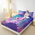 thumbnail image 4 of Feelyou Magic Axolotl Kids Bed Sheets, Kawaii Anime Animal King Sheets, 4-Piece, 4 of 7