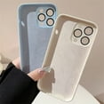 thumbnail image 3 of Compatible with iPhone Case,[Silky and Soft Touch] Liquid Silicone,[Large Viewport Design & Camera Lens Protection] Soft Shockproof Cover Phone Case (White,iPhone 14), 3 of 6