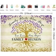 thumbnail image 7 of Family Reunion Backdrop Family Tree Leaves Family Members Our Roots Run Deep Photography Background Family Gathering Party Decoration Supplies Banner, 7 of 7
