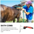 thumbnail image 3 of UPOUART Practical Horse Grooming Tool Metal Comb with Comfortable Rubber Grip for and Shedding Removal, 3 of 7