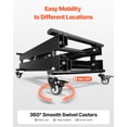 thumbnail image 4 of 28" Electric Lift Table Single Scissor Electric Lifting Platform 330 lbs 4 Wheel, 4 of 10