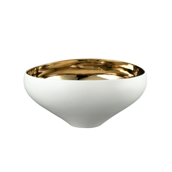 Elk Home Greer Traditional Ceramic Bowl in Matte White Finish
