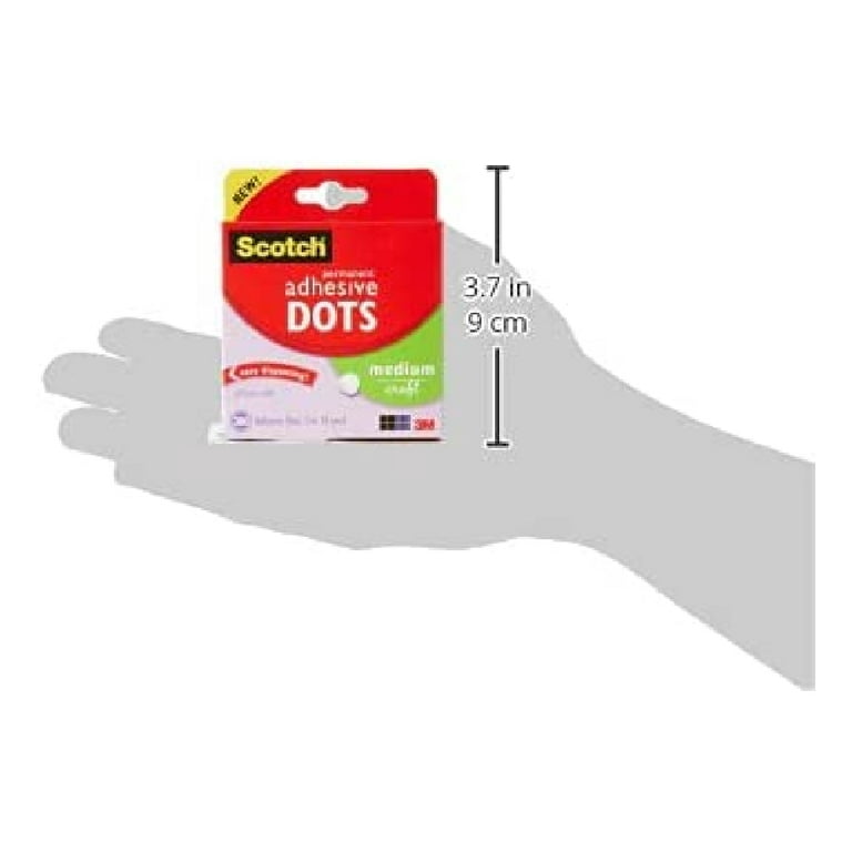 Scotch Adhesive Dots 010-300S-CFT, Clear 92016 - Strobels Supply