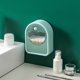 thumbnail image 4 of Organizador de algodón cosmético para pared con diseño de solapa que ahorra espacio para discos desmaquillantes y bastoncillos de algodón, 4 of 8