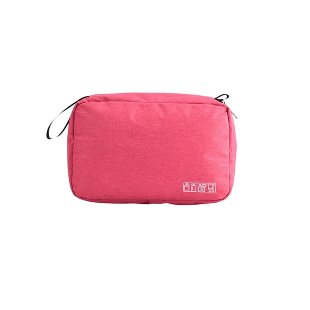 Yuarrent Bolsa colgante de viaje para almacenamiento de maquillaje, bolsa de transporte multifuncional para cosméticos, Maleta de ducha para mujer, Almacenamiento y organización del hogar Rosa Yuarrent HA077442-02
