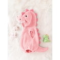 thumbnail image 4 of Spewahor Infant Baby Boys Girls Spring Fall Romper 0 3 6 12 18 Months Plush Sleeveless Hood Romper, 4 of 9