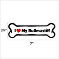 thumbnail image 2 of I Love My Bullmastiff Bone Magnet, 2 of 3