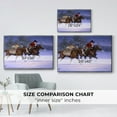 thumbnail image 5 of Christmas Rush - Framed Gallery Wrapped Holiday Canvas - 17 x 25 - Silver Frame, 5 of 9
