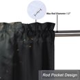 thumbnail image 5 of Wolf Window Curtain Valances Forest Wolf Howling Wildlife Animal Jungle Nature Scenery Rod Pocket Valances for Bedroom Living Room Dining Room 54 by 18 in, 1 Panel, 5 of 6