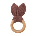 thumbnail image 4 of mordedor de madera para bebé, juguete de conejito de ganchillo, sonajero de madera sin BPA, sonajero móvil para bebé, gimnasio, cochecito para recién nacido, juguetes educativos., 4 of 5