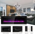 thumbnail image 6 of Spaco 60 Inch Ultra Thin Electric Fireplace with 2 Heat Settings, Electric Fireplace Insert, Wall Recessed/Mounted, Freestanding Fireplace, 6 of 10