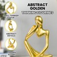 thumbnail image 2 of Accent Collection Petite Statue Thinker, Sculpture Abstraite, Décoration de Salon 9 Pouces, 2 of 6
