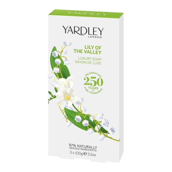 Yardley Of London Lily Of The Valley 3 X 35 Oz Luxury Soap