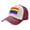 Dark Red, variant on Men Women Gay-Pride Flag Distressed Twill Cotton Baseball Cap Vintage Adjustable Dad Hat