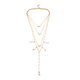 thumbnail image 2 of Collar para mujer, joyería para mujer, joyería para mujer y elegante colgante de aleación multicapa, collar para mujer, collar multicapa, 2 of 5