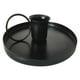 thumbnail image 1 of 1 paquete de candebro de taza de té, candebro de hierro forjado , Negro Zulema porta vela, 1 of 7