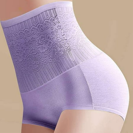 

Clearance! YOHOME Women s Solid Color High-waisted Abdomen and Hips Body Shaping Briefs