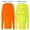 Safety Orange and Green 6Pcs, variant on Mens DryBlend High Visibility Long Sleeve T-Shirt,50/50 Cotton/Polyester, Hi Vis Work T-Shirts, (Safety Green 6 Pack, S)