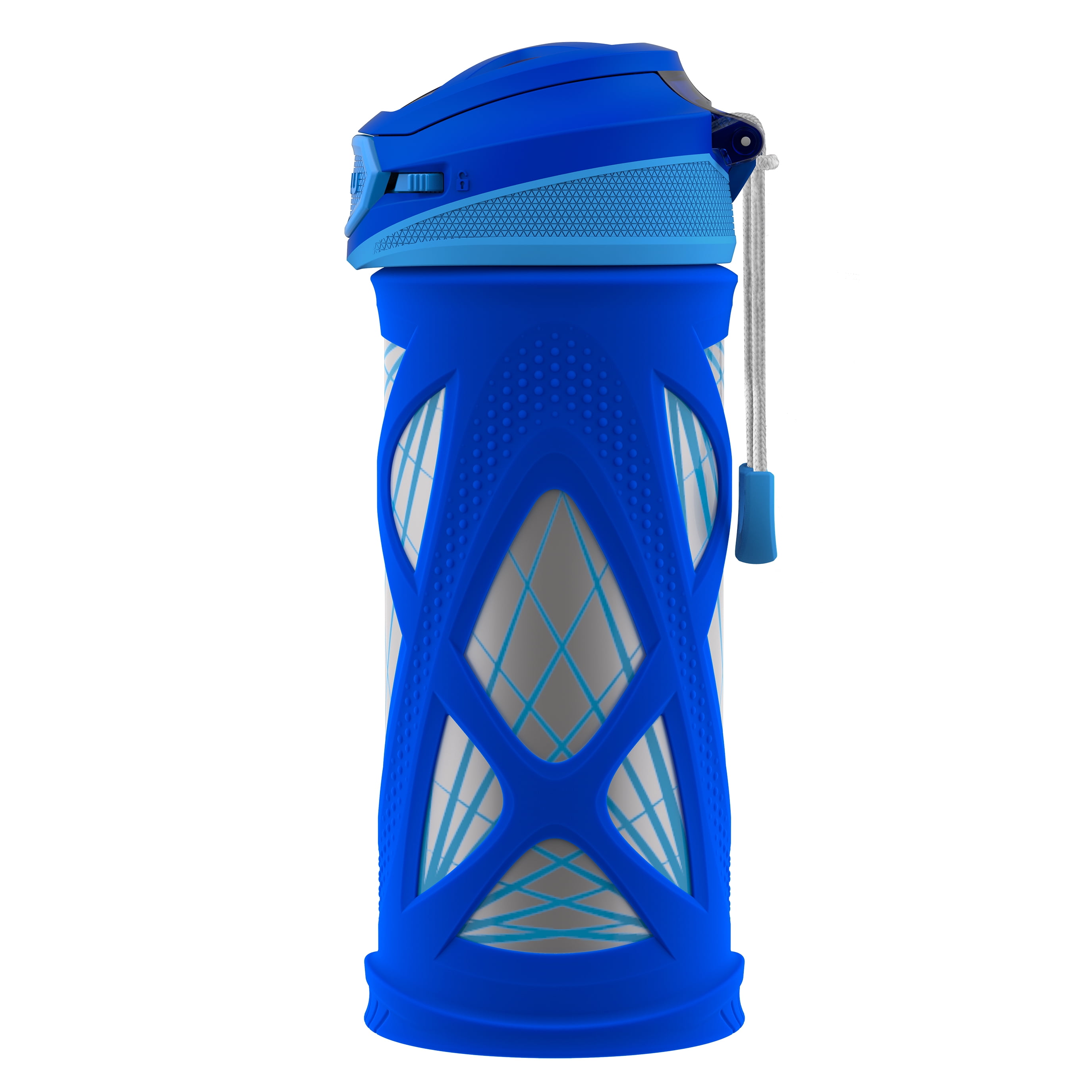 ZULU Echo Kids 12 fl oz Stainless Steel Insulated Water Bottle, Blue