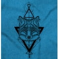 thumbnail image 2 of Wolf Pack Triangle Symbol Spirit Animal Womens Slim Fit Graphic Tee Brisco Brands X, 2 of 5