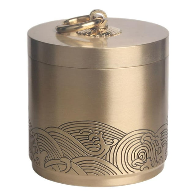jifeng Ashtray with Lid Decor Retro Creative for Living Room Home Tabletop Office