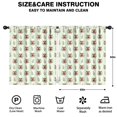 thumbnail image 2 of Blackout Kids Curtains,Green Highland Cow Flower Pattern Childrens Insulated Curtains Set Of 2,Bedroom Essentials,Toddler Room Decor 52"x63", 2 of 5
