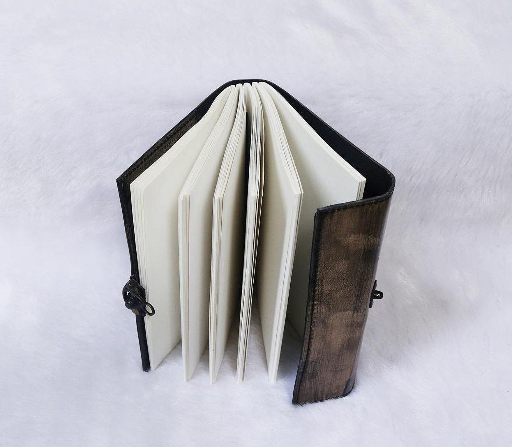 Leather Horse Journal Planner Notebook Sketchbook - Crazy Leather Writing Journal Lover Gift for Women & Men - 8x6 Inch