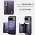 thumbnail image 4 of For Google Pixel 11 / Pixel 11 Pro Phone Case 2 In 1 Wallet With Card Holder &Zipper Cash Pocket,PU Leather Case,RFID Blocking, Kickstand  Magnetic Protective Women Men Cover,Purple, 4 of 8