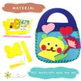 Chok 4 Pack Kids Sewing Kits for Beginners（Handbag） Fun DIY Kids Craft and Sew Kits for Girls