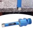 thumbnail image 3 of Drill Bit, High Hardness  Hole Saw, Blue  Drill Cutter, 1/2BSP Ceramic Tile Marble For Angle Grinder, 3 of 8