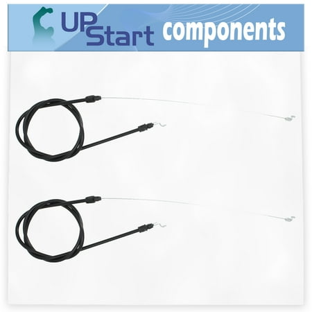 2-Pack 746-1132 Control Cable Replacement for MTD 12A-529B372 (2002) Lawn Mower - Compatible with 946-1132 Blade Control Cable