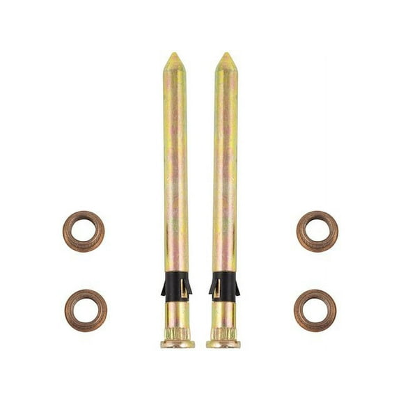 Door Hinge Pin and Bushing Kit 6 Piece - Compatible with 1982 - 1990 GMC S15 1983 1984 1985 1986 1987 1988 1989