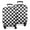 Black And White, variant on Black and White Checkered Pattern Luggage Cover Fashion Suitcase Cover Baggage Covers Fit 25-28 Inch Luggage (Go Travel)
