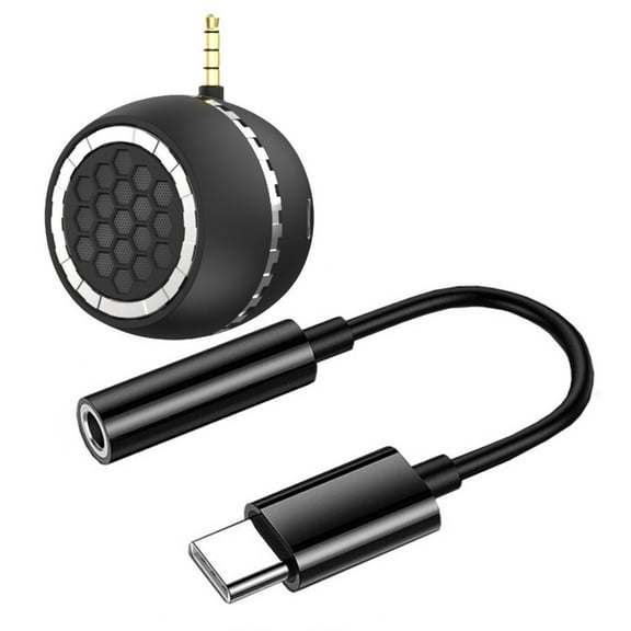 Small Loudspeaker Type C Small Player Portable External Subwoofer Wireless Stereo Sound Loudspeaker for Smartphone