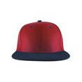 thumbnail image 2 of Top Headwear Flat Bill Adjustable Snapback Cap - Red/Navy, 2 of 2