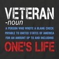 thumbnail image 2 of Veteran T-Shirt | Patriotic American Black Tee Gift, 2 of 5