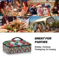 thumbnail image 7 of Iauyy Casserole Carrier for Hot Food Insulated Casserole Travel Carry Bag with Lid Food Warmer Bag for Party/Picnic,Christmas Checkered Pattern, 7 of 7