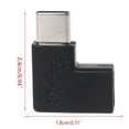 thumbnail image 5 of Yokua Right Angle 90 Degree USB 3.1 Type C Male to Female USB-C Converter Adapter, 5 of 13