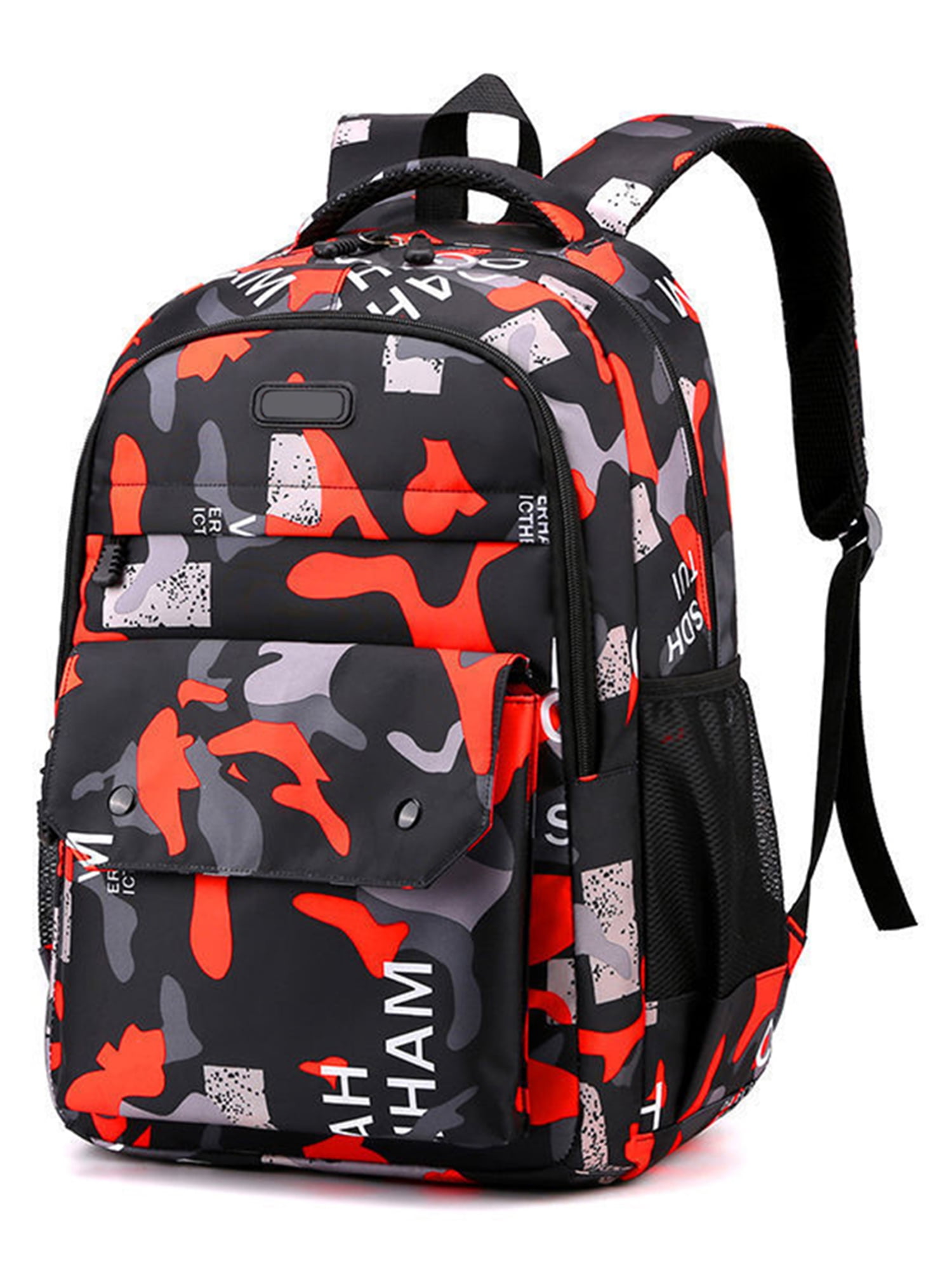 Grianlook Unisex Bookbag AntiTheft Daypack Multi Pockets Backpack