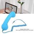 thumbnail image 3 of Retro Cell Phone Handset, 3.5mm Sound Plug Wired Telephone Handset Receiver, Adjustable Volume Radiation Proof for Phones Computers, Fun Unique Handset, 3 of 7