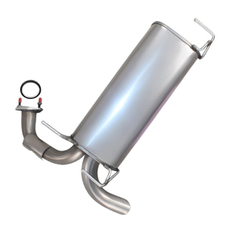 Northeastern Exhaust | Stainless Steel Exhaust Muffler & Tail Pipe Compatible for 2011–2017 Nissan Juke 1.6L | Free Gasket Included | Direct-Fit Replacement | Automotive Replacement Part