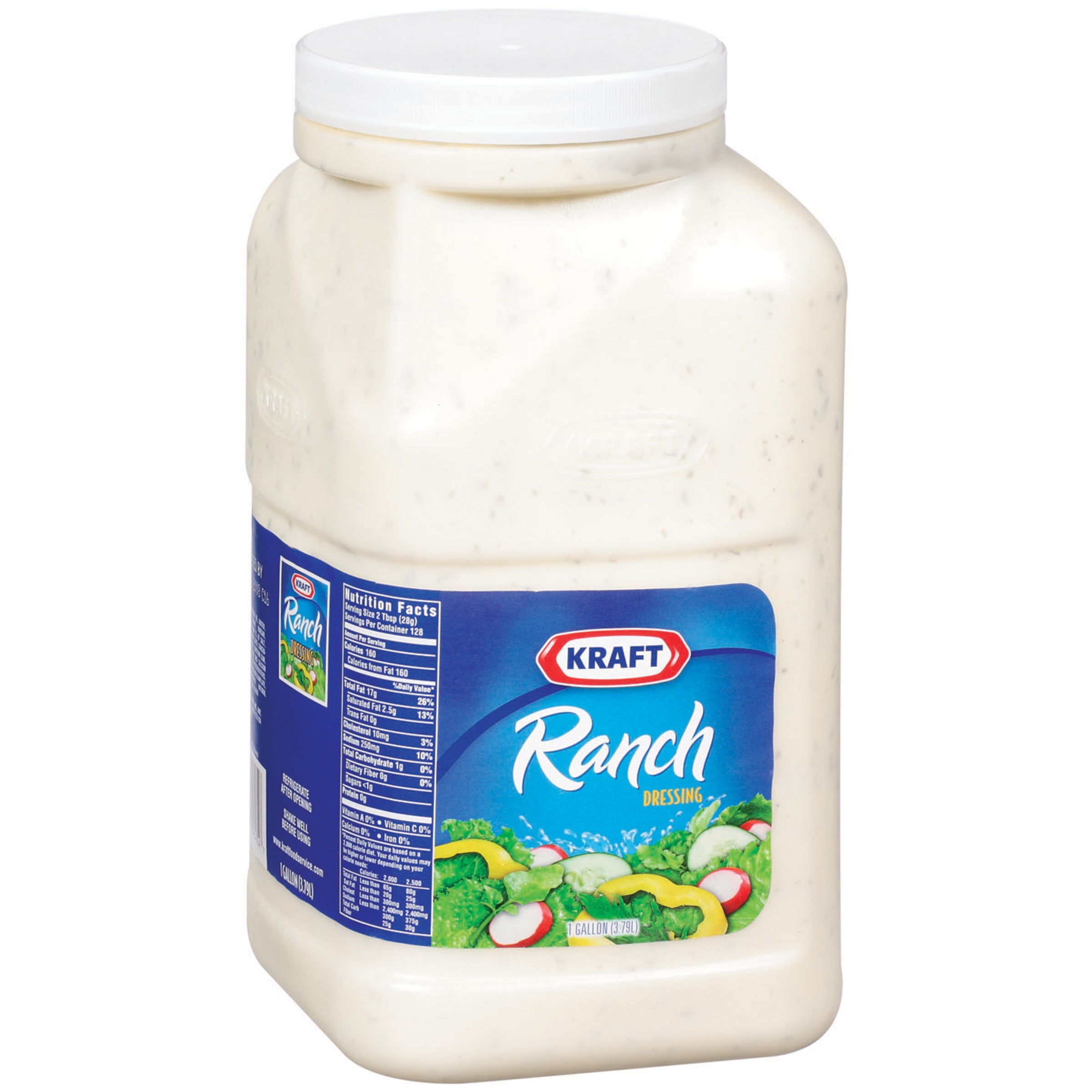 (4 pack) Kraft Ranch Dressing, 1 gal Jug