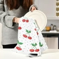 thumbnail image 6 of Kitchen Towels Cute Fruit Pattern Cleaning Towel Absorbent Hand Towels Tea Towels for Home Restaurant Dish Clean 28" x 18", 6PCS, 6 of 7