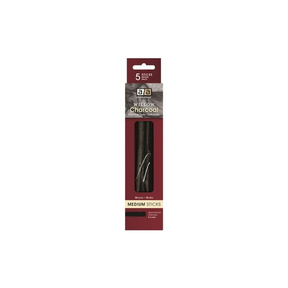 Art Advantage Willow Charcoal Medium 5pc