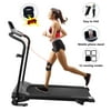 Electric Treadmill Folding Motorized Power Multi-modes Running Fitness Machine Home Gym Equipment with Knee Strap