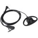 thumbnail image 1 of Auriculares Tipo D con Gancho para la Oreja de Seguridad Conector de 2,5 mm para Auriculares Negro para radios con botón PTT, 1 of 8