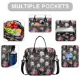 thumbnail image 2 of Pioneer Flower Floral Print Pattern Womens Lunch Box for Work,Insulated Large Lunch Bag for Tween and Teen,Loncheras Para Mujer,Leakproof Adult Lunch Bag for Work,Beach,Travel,Picnic,Camping, 2 of 7