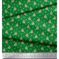 thumbnail image 2 of Soimoi Green Cotton Voile Fabric Floral & Yacht Nautical Print Fabric by the Yard 56 Inch Wide, 2 of 3