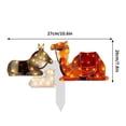 thumbnail image 3 of ¡Oferta por Tiempo Limitado!, Bendición del jardín del patio Decoración de ovejas de acrílico para el patio Decoración del hogar Tapón de suelo de jardín reutilizable Akmoler, 3 of 6